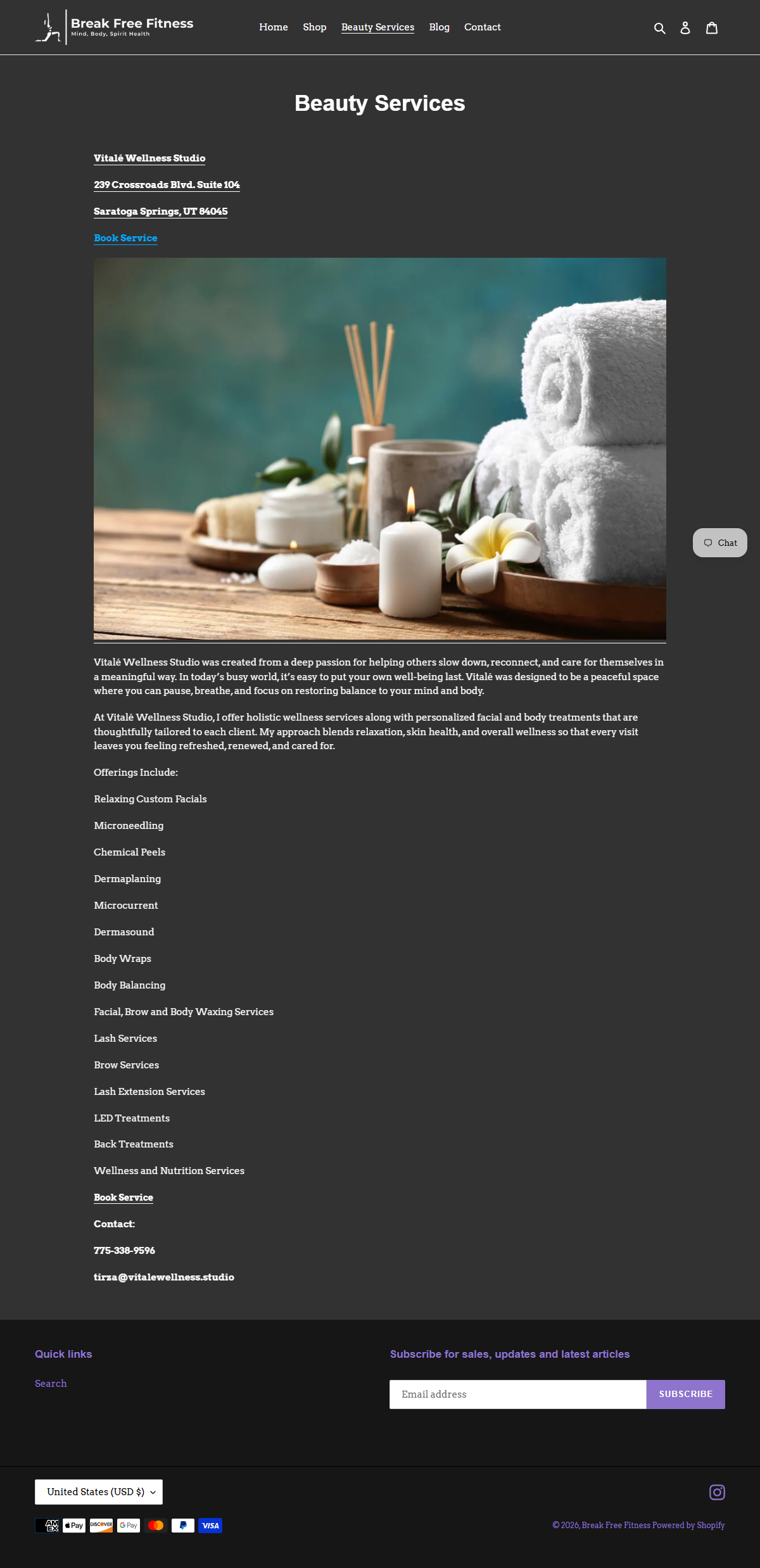 Current site